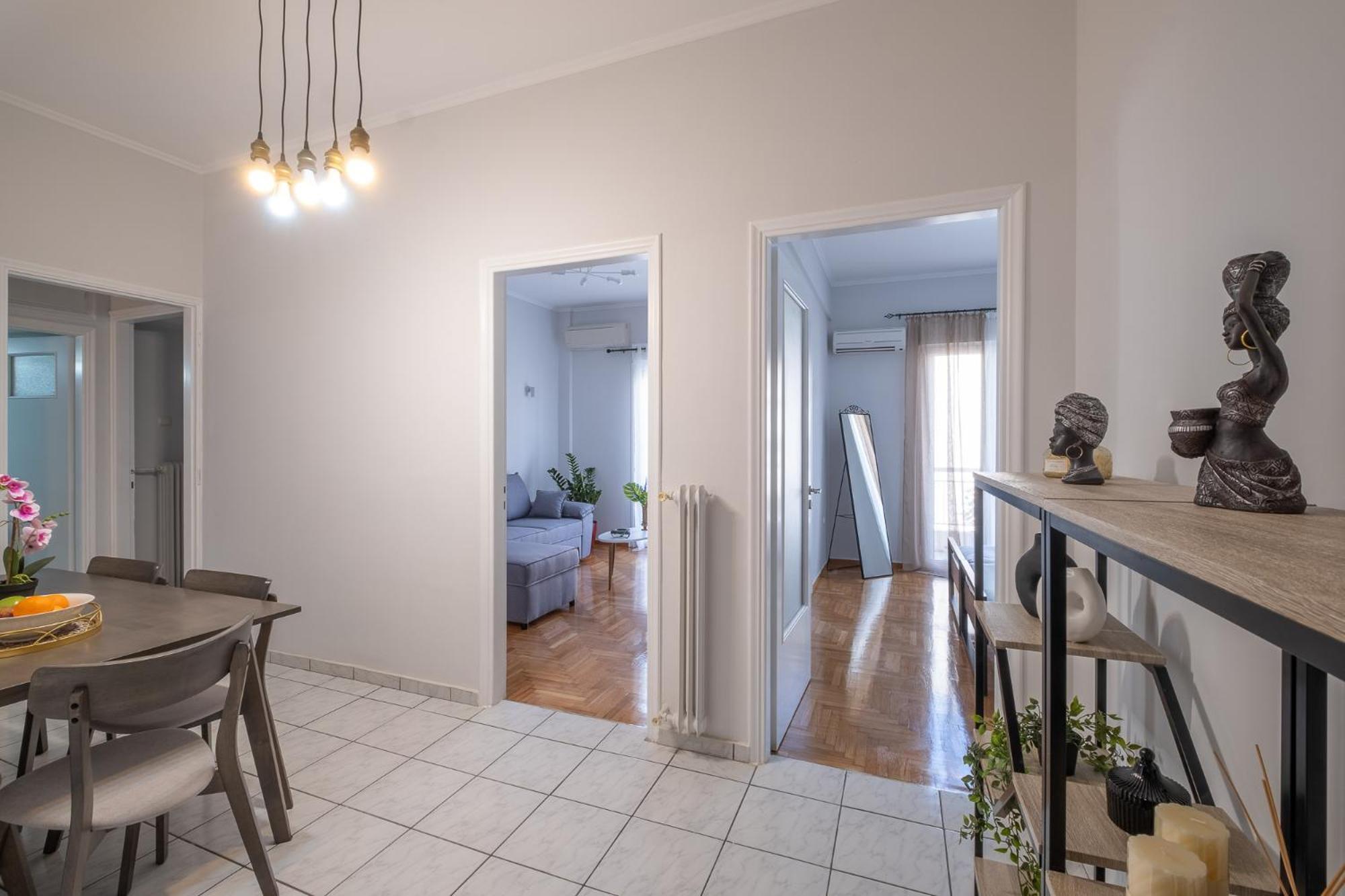 Lovely And Modern 3Bd Apartment Close To Ampelokipoi Metro Atenas Exterior foto